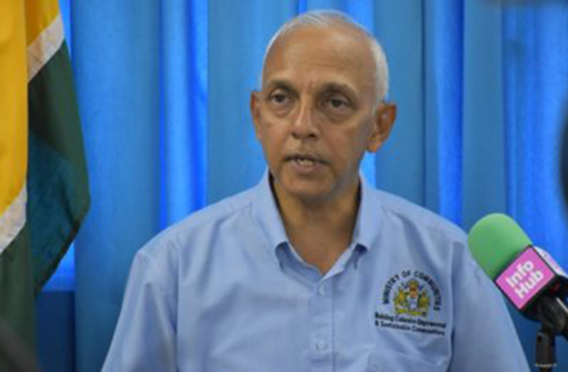 Minister of Communities Ronald Bulkan