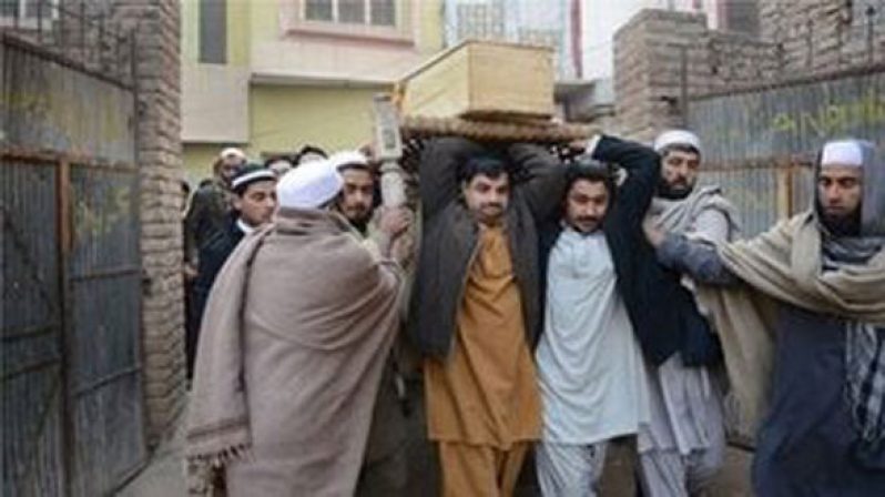 Burying the school children in Peshawar