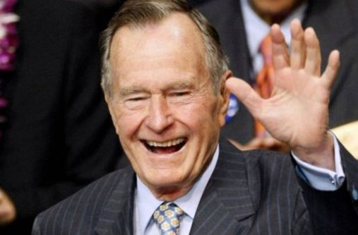 Former US President George HW Bush