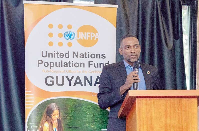 Adler Bynoe, the UNFPA Liaison Officer for Guyana