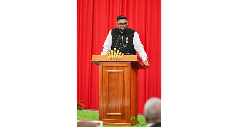 President Dr Irfaan Ali