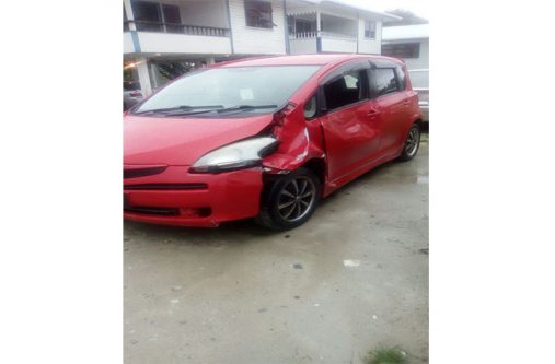 The car involved in the accident