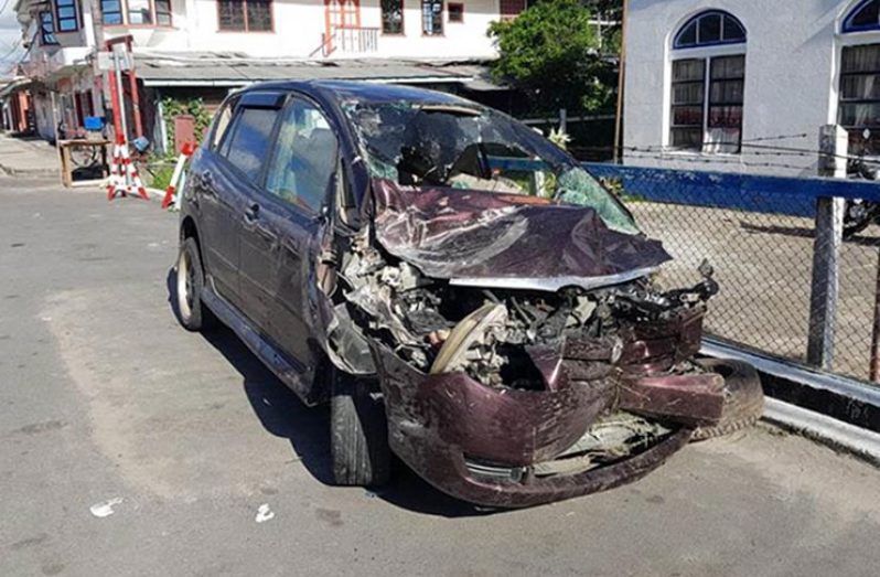 The car that was involved in the accident in which young Victor Aditya Ram met his death