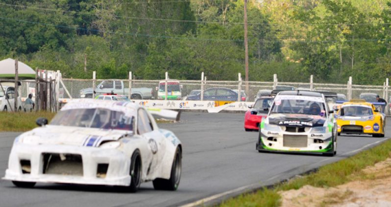 Part of the action at yesterday’s National Race of Champions at the South Dakota Circuit. (Adrian Narine photo).