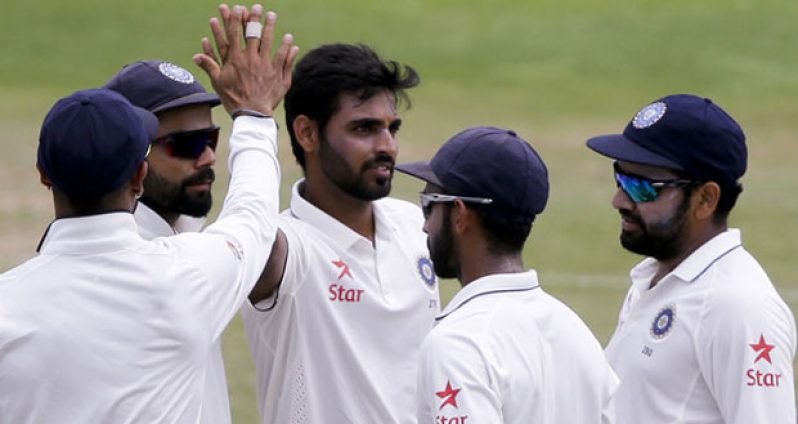 Bhuvneshwar blitz skittles West Indies
