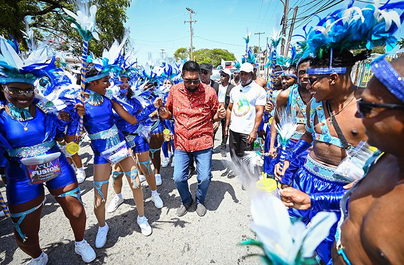 Guyanese took to the streets in their numbers on Friday to celebrate Mashramani. Revellers were adorned in brightly coloured costumes and families flocked the roadside to get a glimpse of the floats. These Department of Public Information, Japheth Savory and Indrawattie Natram photos captured some of the excitement