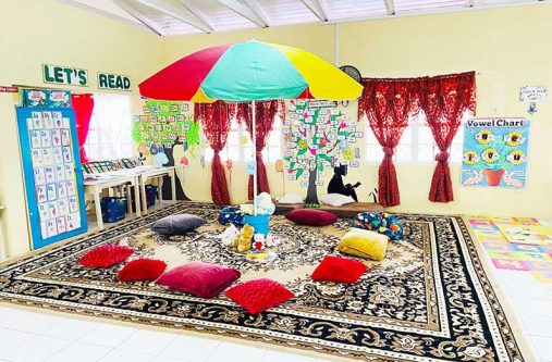 The Special Education Needs (SEN) learning centre in Region Two currently caters to the needs of 14 children who are living with disabilities. Four trained teachers and four trainee teachers are currently on staff