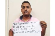 Nandkishore Rup Jnr, called ‘Niron,’ will be spending the next two years in jail after being found guilty of extortion