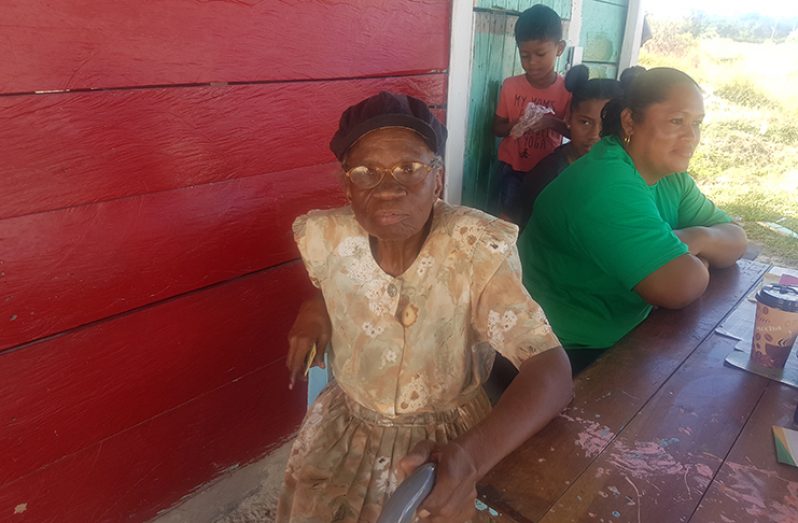 An elderly resident, Constance Charles