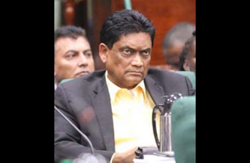 Expelled AFC Parliamentarian,
Charrandass Persaud