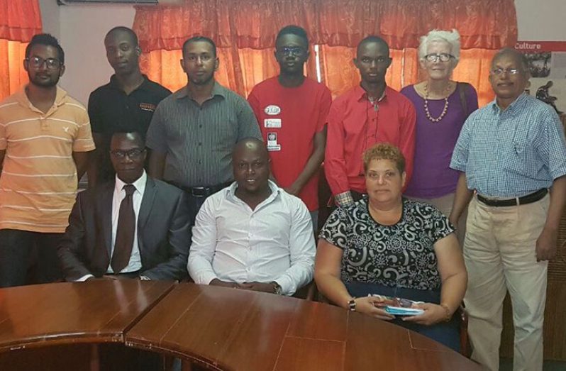 Members of the newly-elected Guyana Chess Federation, following their AGM and elections at the Guyana Olympic Association.