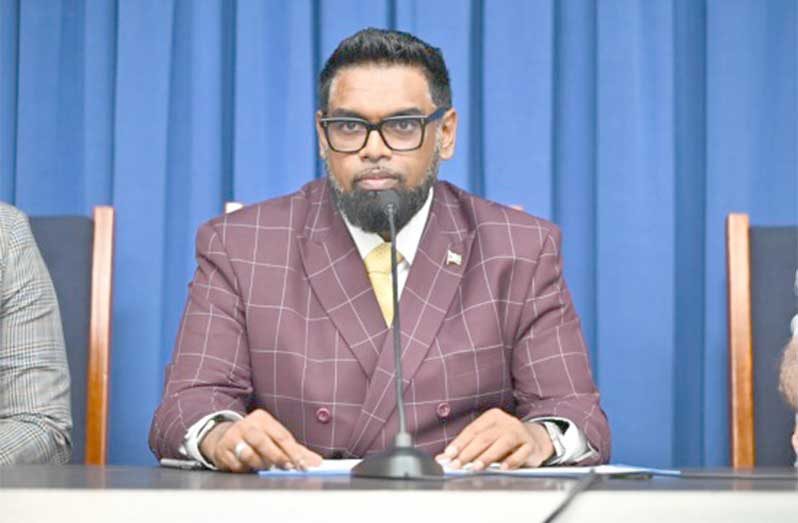President Dr. Irfaan Ali