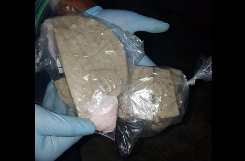 The cocaine-like substance that was  retrieved from the pipe leading to Hopper’s septic tank