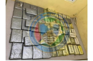 The cocaine that was seized by CANU ranks on Sunday