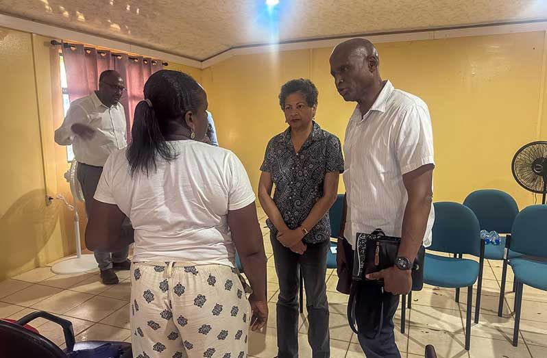 Survivors and bereaved families of the MV Barima disaster met members of the commission of Inquiry (CoI) at the Port Kaituma Community Centre on Tuesday