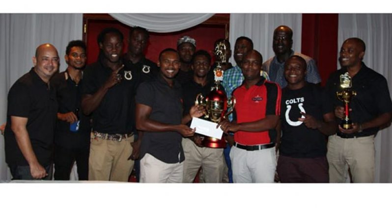 The winning Colts team