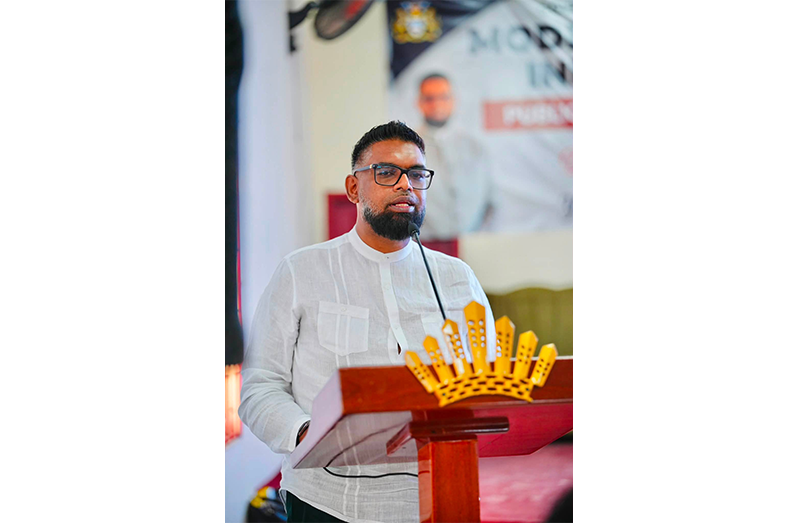 President, Dr Irfaan Ali