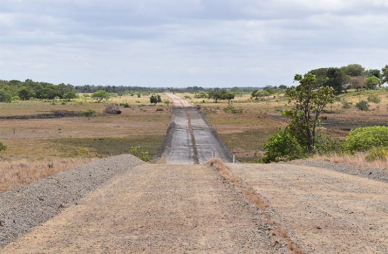 A section of the bypass road.