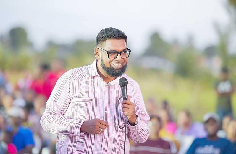 President Dr. Irfaan Ali will today lead a two-day Cabinet outreach in Region 10