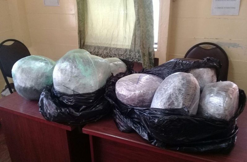 The marijuana that was found in the policeman’s car