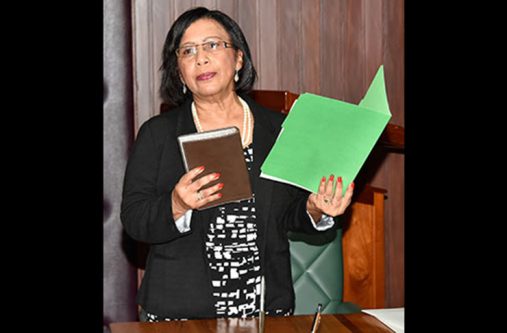 Chairperson of the PPC, Carol Corbin