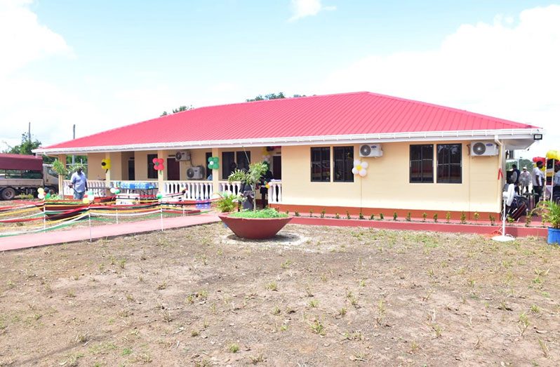 The newly-commissioned Kwakwani Magistrate's Court (Department of Public Information photo)
