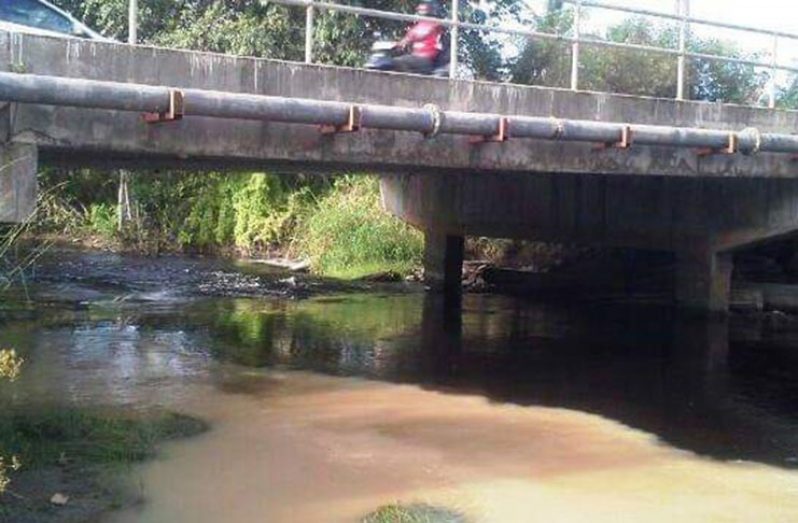 The Kara Kara Creek has been polluted