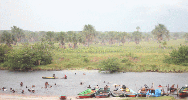 The exotic Kamuni Creek is a big sell for travellers to Santa Mission.