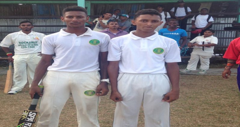 Zeeburg Secondary stars - Kelvin Shewprasad (left) and Ganesh Jitlall