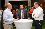 Minister Croal interacts with company officials