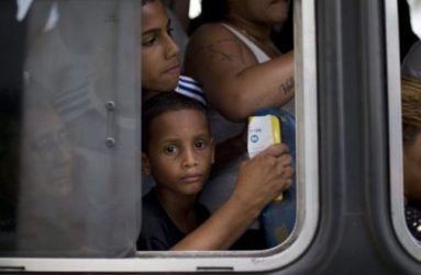 Large crowds followed Eduardo Victor's coffin to his funeral service on Wednesday