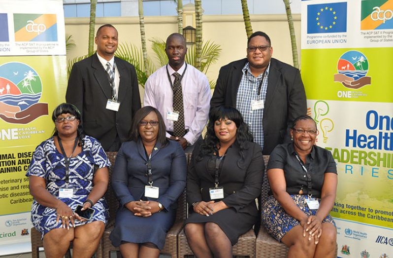 Public Health Minister Dr Karen Cummings and her team at the workshop
