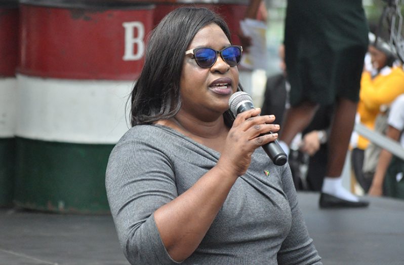 Minister of Foreign Affairs, Dr. Karen Cummings