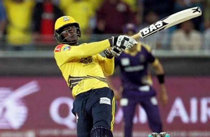 Rajshahi Kings captain Darren Sammy … blasted 32 runs off the final over.