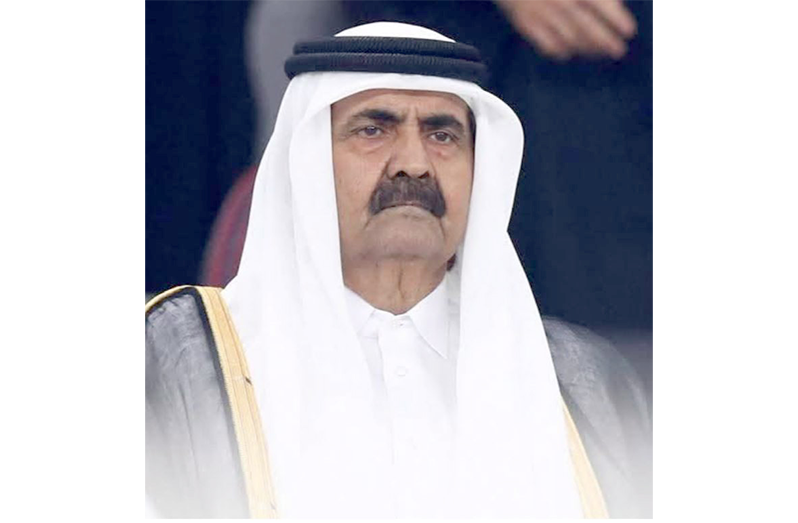 His Highness Father Amir Sheikh Hamad bin Khalifa Al Thani, who died on Sunday at the age of 74