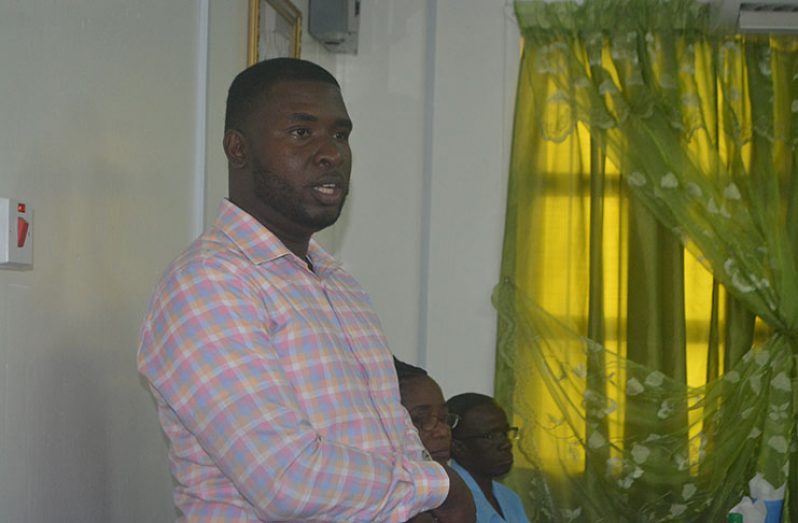 Regional Agricultural Officer for Region Ten, Deryck Collins