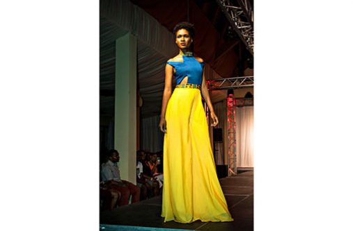 A piece from Moonlight Stories showcased in St. Vincent’s Carnival Couture Show (Photograph by Bill Mortley)