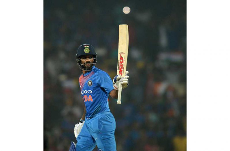 Man-of-the-Match Shikhar Dhawan smashed a career-best 92..