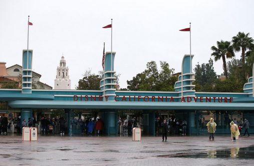 A general view of the entrance to Disney California Adventure theme park in Anaheim, California (REUTERS/Mario Anzuoni/File Photo)