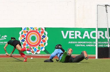 Chantelle Wales' diving finish sealed the victory for Guyana