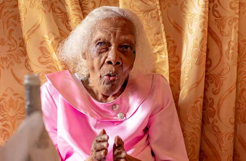 At 105 years-old Mrs. Doris Clastine Fordyce joked about living for a million years