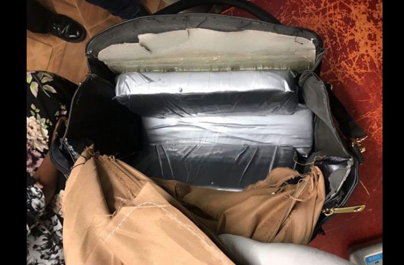 The parcel of cocaine which
the passenger was carrying