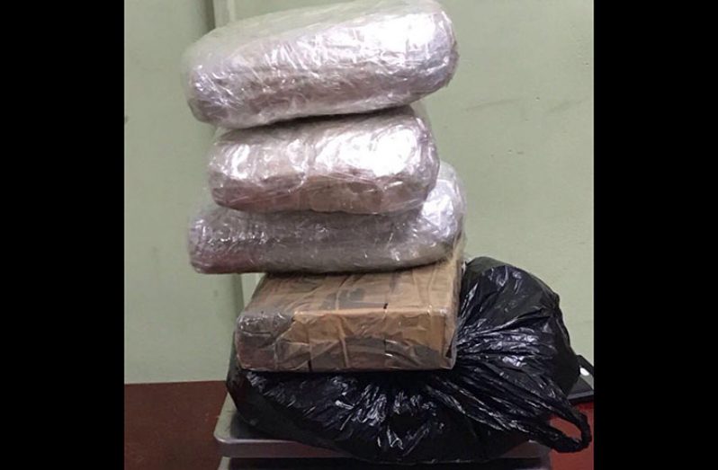 The cocaine seized in Friday’s bust at Soesdyke
