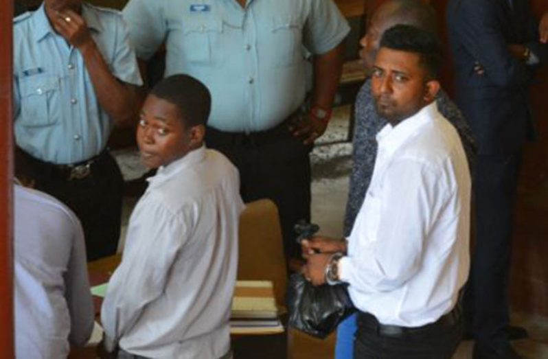 L-R Cleveland Cross and Abdool Farook