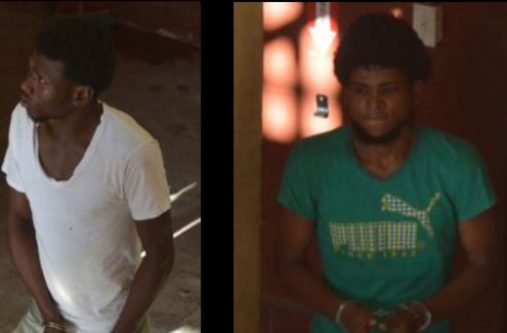 Akeem Haymer, called ‘Curry’ (left) and Affiba Yenkana, called ‘Dougla’