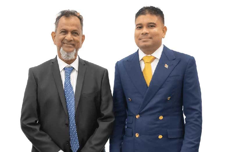 Well-known local businessmen Nazar Mohamed and his son Azruddin
