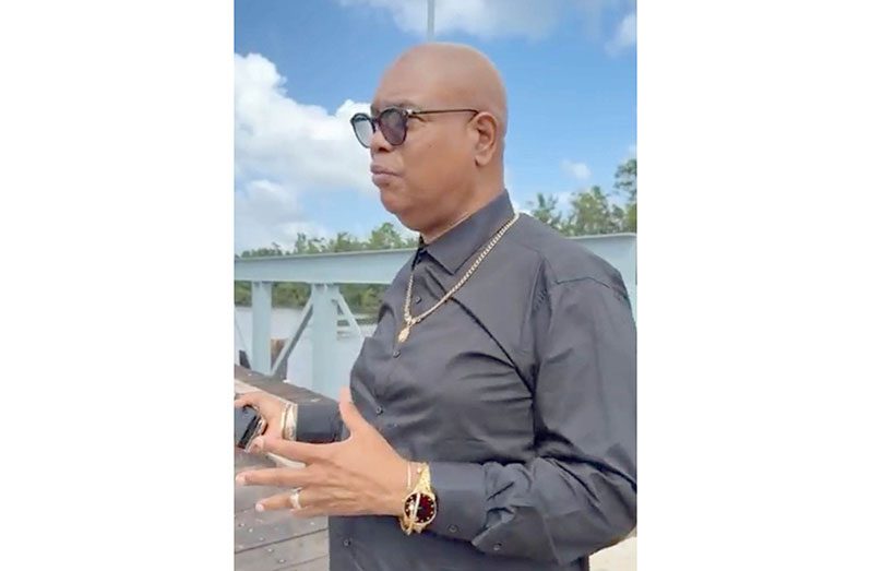 Minister of Public Works Bishop Juan Edghill