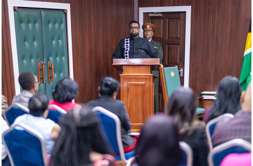 President Dr Irfaan Ali