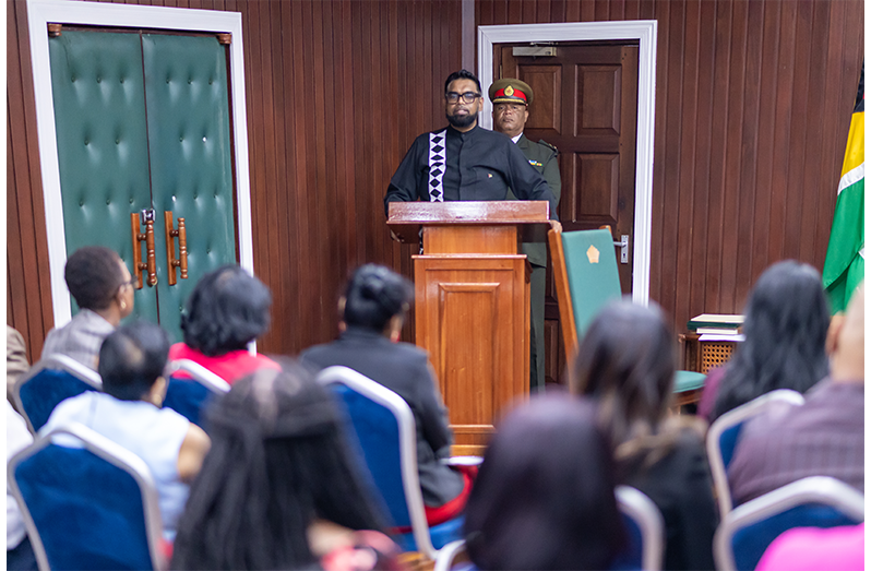 President Dr Irfaan Ali