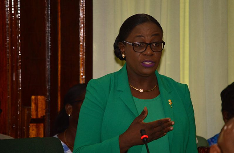 Minister of Education Nicolette Henry